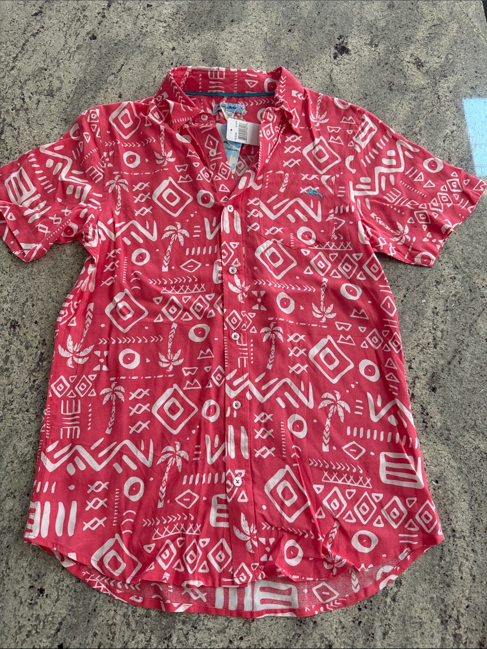 Tommy Bahama Geometric Print Button-Down Shirt